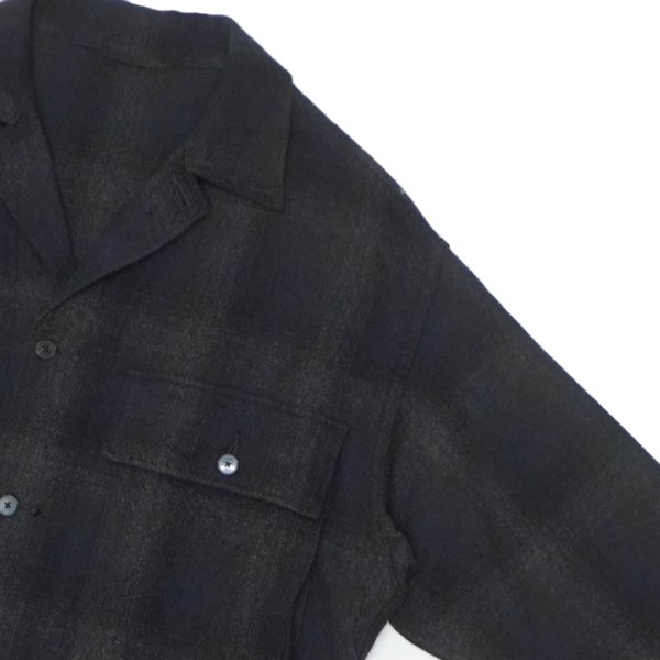 画像4: KAPTAIN SUNSHINE（キャプテンサンシャイン）Alpaca Wool Field Jacket（アルパカウールフィールドジャケット） / Dark Navy（ダークネイビー） (4)