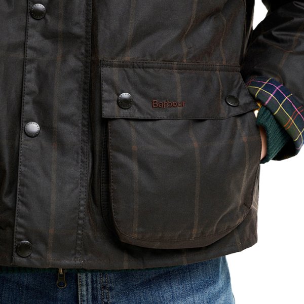 画像5: Barbour（バブァー）TRANSPORT Window Pane（トランスポート ”ウィンドウペン”）"Collaboration by Paul Smith" / Brown（ブラウン） (5)
