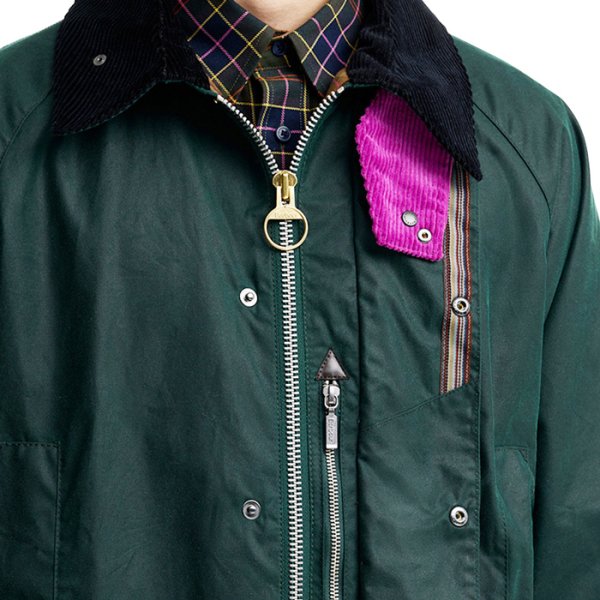 画像3: Barbour（バブァー）GAMEFAIR（ゲームフェア）"Collaboration by Paul Smith" / Green（グリーン） (3)
