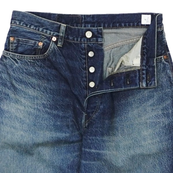 画像5: blurhms ROOTSTOCK（ブラームスルーツストック）13.5oz Denim Pants Wide（13.5ozデニムパンツ ワイド）/ USED-Indigo（ユーズドインディゴ）【裾上げ無料】 (5)