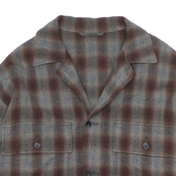 画像3: KAPTAIN SUNSHINE（キャプテンサンシャイン）Alpaca Wool Field Jacket（アルパカウールフィールドジャケット） / Grey（グレー） (3)