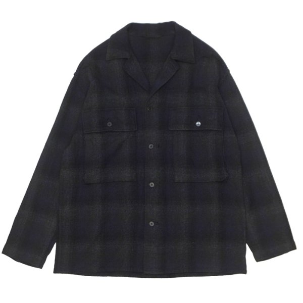 画像1: KAPTAIN SUNSHINE（キャプテンサンシャイン）Alpaca Wool Field Jacket（アルパカウールフィールドジャケット） / Dark Navy（ダークネイビー） (1)