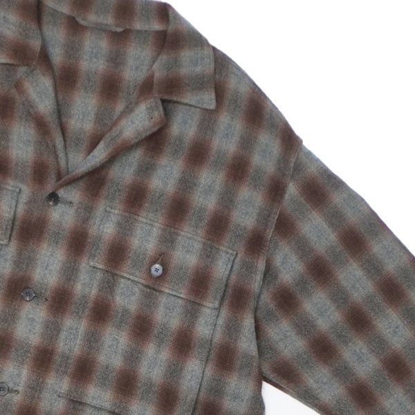 画像4: KAPTAIN SUNSHINE（キャプテンサンシャイン）Alpaca Wool Field Jacket（アルパカウールフィールドジャケット） / Grey（グレー） (4)