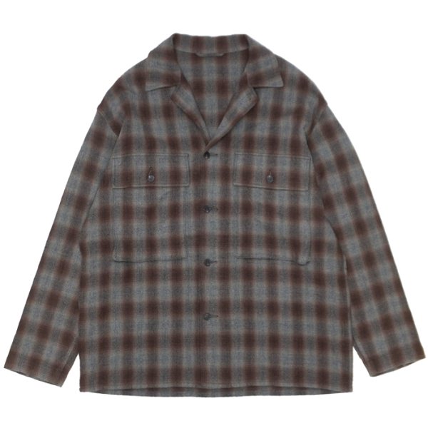 画像1: KAPTAIN SUNSHINE（キャプテンサンシャイン）Alpaca Wool Field Jacket（アルパカウールフィールドジャケット） / Grey（グレー） (1)