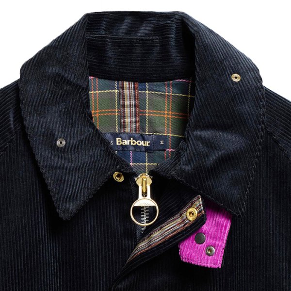 画像5: Barbour（バブァー）BEAUFORT Corduroy（ビューフォートジャケット）”Collaboration by Paul Smith” / Navy（ネイビー） (5)