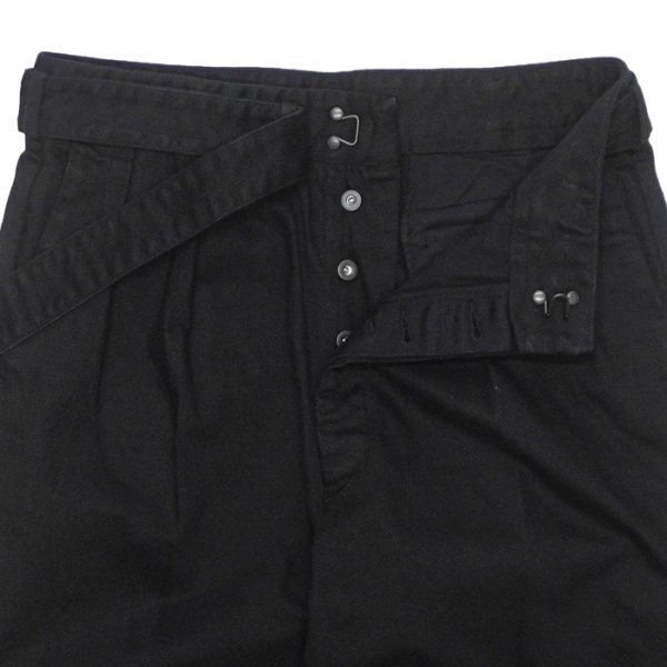 画像4: KAPTAIN SUNSHINE（キャプテンサンシャイン）Dyed Denim Riviera Pants（ダイドデニムリベラパンツ） / Black（ブラック）【裾上げ無料】 (4)