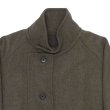 画像3: KAPTAIN SUNSHINE（キャプテンサンシャイン）Stand Collar Coat（スタンドカラーコート） "Cotton Wool Double Cloth" / Moss（モス） (3)