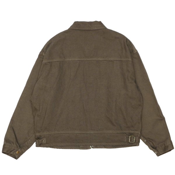 画像2: KAPTAIN SUNSHINE（キャプテンサンシャイン）Dyed Denim Work Jacket（ダイドデニムジワークャケット）/ Cub Brown（カブブラウン） (2)