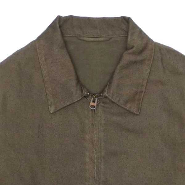 画像4: KAPTAIN SUNSHINE（キャプテンサンシャイン）Dyed Denim Work Jacket（ダイドデニムジワークャケット）/ Cub Brown（カブブラウン） (4)