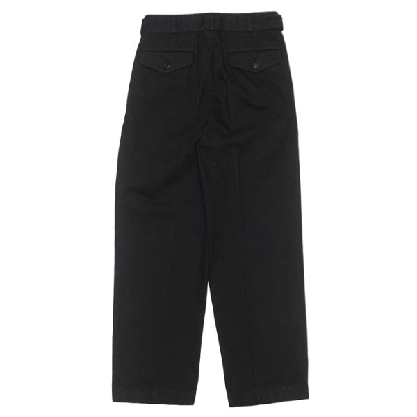画像2: KAPTAIN SUNSHINE（キャプテンサンシャイン）Dyed Denim Riviera Pants（ダイドデニムリベラパンツ） / Black（ブラック）【裾上げ無料】 (2)