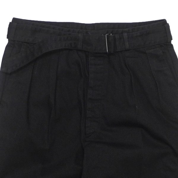 画像3: KAPTAIN SUNSHINE（キャプテンサンシャイン）Dyed Denim Riviera Pants（ダイドデニムリベラパンツ） / Black（ブラック）【裾上げ無料】 (3)