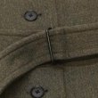 画像4: KAPTAIN SUNSHINE（キャプテンサンシャイン）Stand Collar Coat（スタンドカラーコート） "Cotton Wool Double Cloth" / Moss（モス） (4)