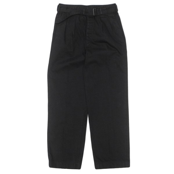 画像1: KAPTAIN SUNSHINE（キャプテンサンシャイン）Dyed Denim Riviera Pants（ダイドデニムリベラパンツ） / Black（ブラック）【裾上げ無料】 (1)