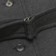 画像4: KAPTAIN SUNSHINE（キャプテンサンシャイン）Stand Collar Coat（スタンドカラーコート） "Cotton Wool Double Cloth" / Charcoal（チャコール） (4)
