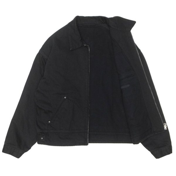 画像3: KAPTAIN SUNSHINE（キャプテンサンシャイン）Dyed Denim Work Jacket（ダイドデニムジワークャケット）/ Black（ブラック） (3)