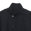 画像3: KAPTAIN SUNSHINE（キャプテンサンシャイン）Stand Collar Coat（スタンドカラーコート） "Cotton Wool Double Cloth" / Charcoal（チャコール） (3)