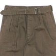 画像3: KAPTAIN SUNSHINE（キャプテンサンシャイン）Dyed Denim Riviera Pants（ダイドデニムリベラパンツ） / Cub Brown（カブブラウン）【裾上げ無料】 (3)