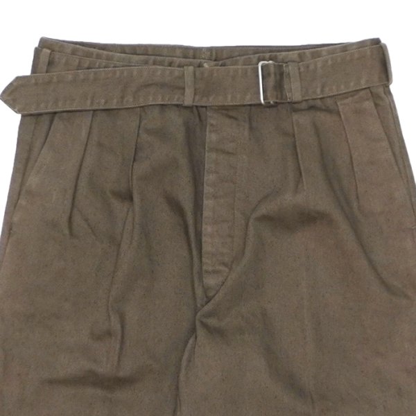 画像3: KAPTAIN SUNSHINE（キャプテンサンシャイン）Dyed Denim Riviera Pants（ダイドデニムリベラパンツ） / Cub Brown（カブブラウン）【裾上げ無料】 (3)