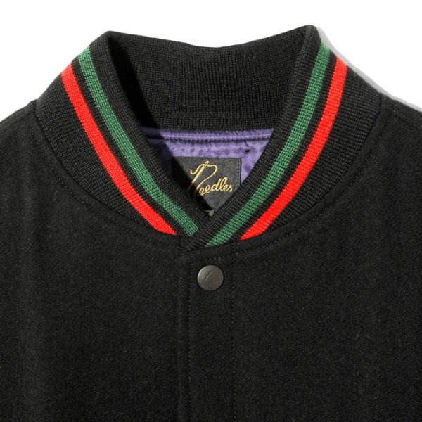 画像3: NEEDLES×A Tribe Called Quest（ニードルズ×ア・トライブコールドクエスト）B.B.Jacket（B.Bジャケット）"Wool Melton" / Black（ブラック） (3)