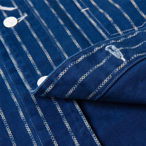画像5: STUDIO D'ARTISAN（ステュディオ・ダ・ルチザン）リングウォバッシュカバーオール / Indigo（インディゴ） (5)