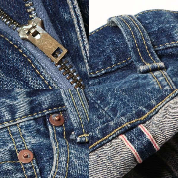 画像11: STRASSBURGER&Co（シュトラスバーガー・アンド・カンパニー）PIONEER 13.7oz セルビッチレギュラーストレートジーンズ エイジング 53/Indigo（インディゴ） (11)