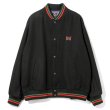 画像1: NEEDLES×A Tribe Called Quest（ニードルズ×ア・トライブコールドクエスト）B.B.Jacket（B.Bジャケット）"Wool Melton" / Black（ブラック） (1)