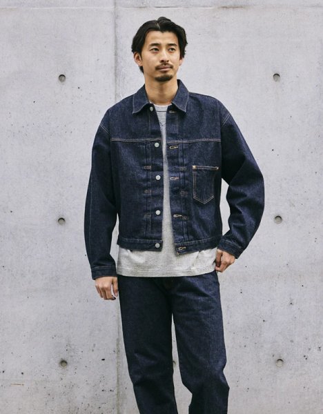 画像8: STRASSBURGER&Co（シュトラスバーガー・アンド・カンパニー）JUMBO 14.5oz セルビッチ 1st デニムジャケット WWII/Indigo（インディゴ） (8)