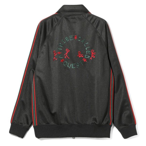 画像2: NEEDLES×A Tribe Called Quest（ニードルズ×ア・トライブコールドクエスト）Track Jacket（トラックジャケット）"Poly Smooth" / Black（ブラック） (2)
