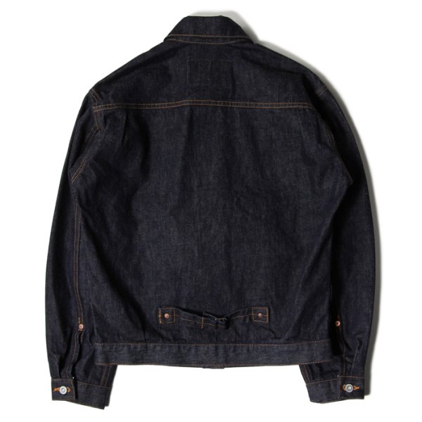 画像2: STRASSBURGER&Co（シュトラスバーガー・アンド・カンパニー）JUMBO 14.5oz セルビッチ 1st デニムジャケット WWII/Indigo（インディゴ） (2)