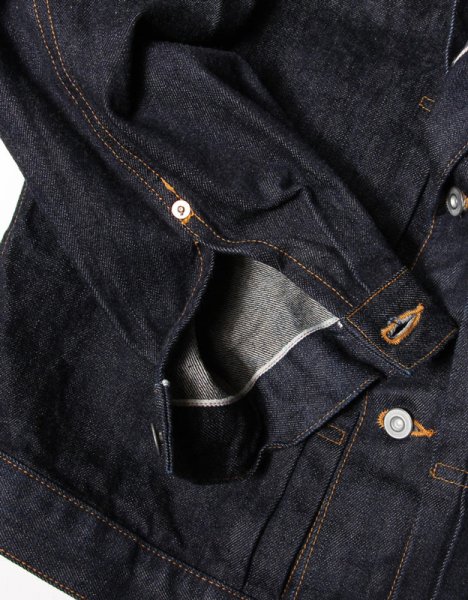 画像7: STRASSBURGER&Co（シュトラスバーガー・アンド・カンパニー）JUMBO 14.5oz セルビッチ 1st デニムジャケット WWII/Indigo（インディゴ） (7)