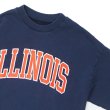 画像4: Sloppy Supply（スラッピーサプライ）NEO VINTAGE SWEAT（ネオヴィンテージスウェット）"ILLINOIS" / Navy（ネイビー） (4)