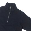 画像5: *A VONTADE（アボンタージ）Wool Half ZIp Pullover（ウールハーフジッププルオーバー）/ Dark Navy（ダークネイビー） (5)