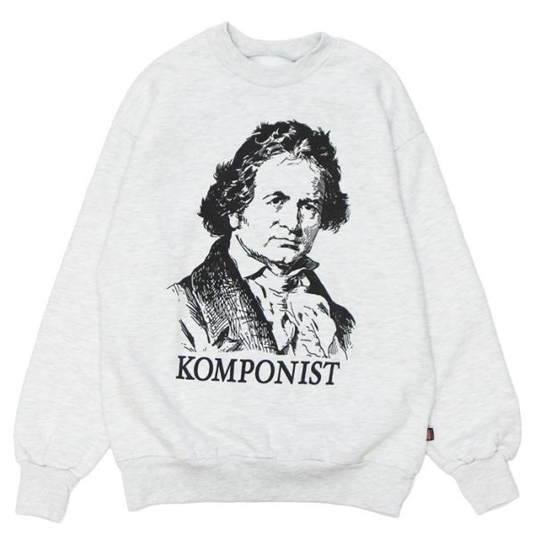 画像1: Sloppy Supply（スラッピーサプライ）NEO VINTAGE SWEAT（ネオヴィンテージスウェット）"COMPONIST" / Ash Grey（アッシュグレー） (1)
