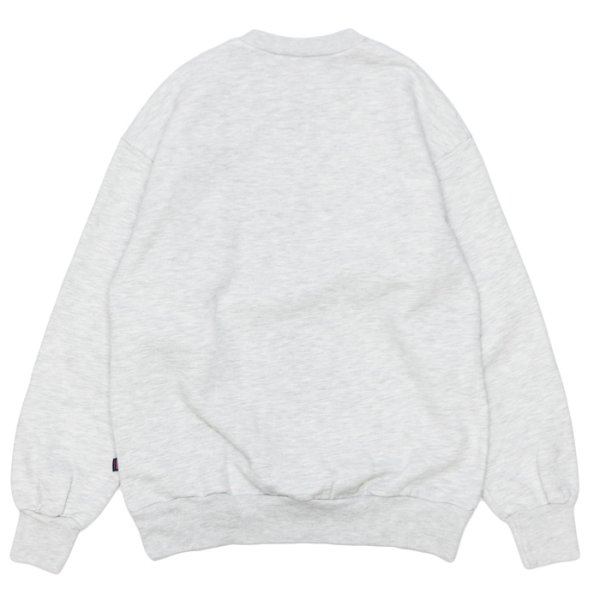 画像2: Sloppy Supply（スラッピーサプライ）NEO VINTAGE SWEAT（ネオヴィンテージスウェット）"ILLINOIS" / A,Gray White×Orange（アッシュグレーホワイト×オレンジ） (2)