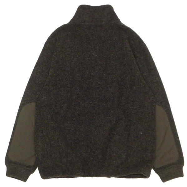 画像2: *A VONTADE（アボンタージ）Wool Half ZIp Pullover（ウールハーフジッププルオーバー）/ Dark Brown（ダークブラウン） (2)