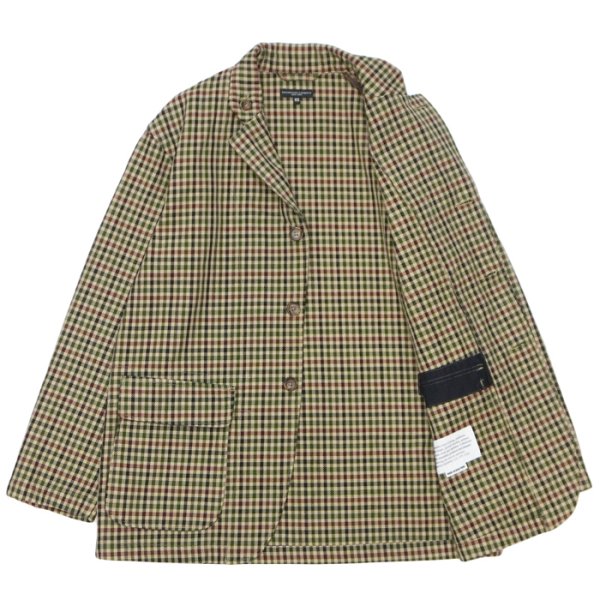 画像3: ENGINEERED GARMENTS（エンジニアードガーメンツ）Loiter Jacket（ロイタージャケット）"Heavy Gunclub Check" / Brown×Olive（ブラウン×オリーブ） (3)