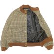 画像3: ENGINEERED GARMENTS（エンジニアードガーメンツ）A-1 Jacket（A-1ジャケット）"Polyester Gunclub Check" / Brown（ブラウン） (3)