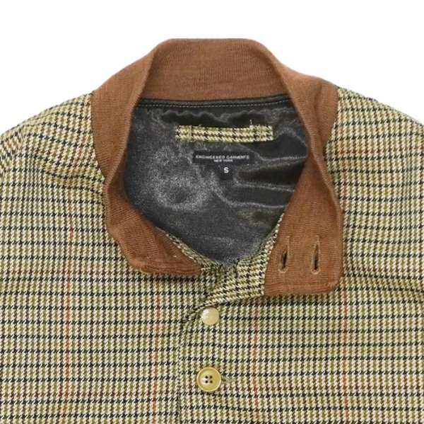 画像5: ENGINEERED GARMENTS（エンジニアードガーメンツ）A-1 Jacket（A-1ジャケット）"Polyester Gunclub Check" / Brown（ブラウン） (5)