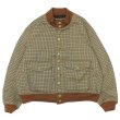 画像1: ENGINEERED GARMENTS（エンジニアードガーメンツ）A-1 Jacket（A-1ジャケット）"Polyester Gunclub Check" / Brown（ブラウン） (1)