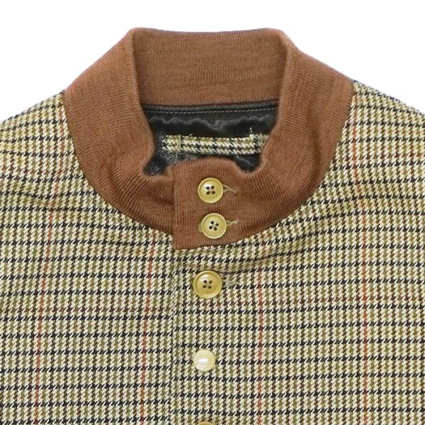 画像4: ENGINEERED GARMENTS（エンジニアードガーメンツ）A-1 Jacket（A-1ジャケット）"Polyester Gunclub Check" / Brown（ブラウン） (4)