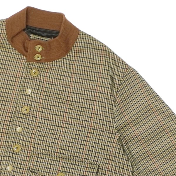 画像6: ENGINEERED GARMENTS（エンジニアードガーメンツ）A-1 Jacket（A-1ジャケット）"Polyester Gunclub Check" / Brown（ブラウン） (6)