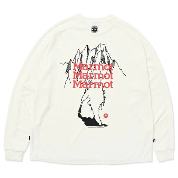 画像2: MMW×CCC（マーモット×シティーカントリーシティー）MC L/S T-Shirt（MCロングスリーブTシャツ） / 3Colors（全3色展開） (2)