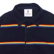 画像3: BARBARIAN（バーバリアン）Heavy Weight Rugby Collar Shirt（ヘビーウェイト ラグビーカラーシャツ） / Navy×Red×Orange×Gold（ネイビー×レッド×オレンジ×ゴールド） (3)