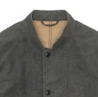 画像4: *A VONTADE（アボンタージ）Stand Collar Work Jacket （スタンドカラーワークジャケット）"Pigment Coating Moleskin" / Fade INK（フェードインク） (4)