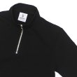 画像5: BARBARIAN（バーバリアン）12oz 1/4 ZIP COLLAR LONG SLEEVE SHIRT（12oz 1/4 ジップカラーロングスリーブシャツ）/ Black（ブラック） (5)