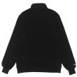 画像2: BARBARIAN（バーバリアン）12oz 1/4 ZIP COLLAR LONG SLEEVE SHIRT（12oz 1/4 ジップカラーロングスリーブシャツ）/ Black（ブラック） (2)
