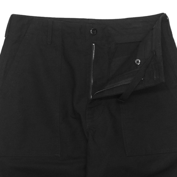 画像4: ENGINEERED GARMENTS（エンジニアードガーメンツ）Fatigue Pants（ファティーグパンツ）"Cotton Double Cloth" / Black（ブラック） (4)