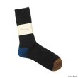 画像2: Mauna Kea（マウナケア）カラーブロックウールリブソックス / 5Colors（全5色展開）※3足までメール便発送可 (2)