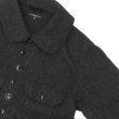 画像5: ENGINEERED GARMENTS（エンジニアードガーメンツ）Cruiser Jacket（クルーザージャケット）"Wool Poly Heavy Tweed" / Charcoal（チャコール） (5)