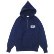 画像1: Champion（チャンピオン）REVERSE WEAVE HALF ZIP SWEAT SHIRT（リバースウィーブアフターフーデッドスウェットシャツ）"TRUE TO ARCHIVES" / Navy（ネイビー） (1)